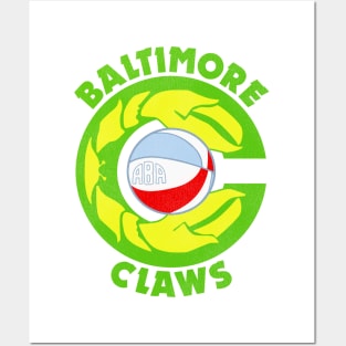 Defunct Baltimore Claws Basketball Team Posters and Art